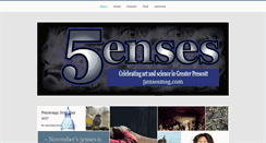 Desktop Screenshot of 5ensesmag.com